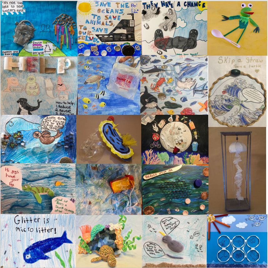 Thank You Environmental Art Contest Participants! Blue