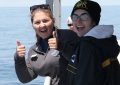 Interns on a whale watch