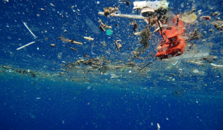 Floating plastic, courtesy plasticoceans.org