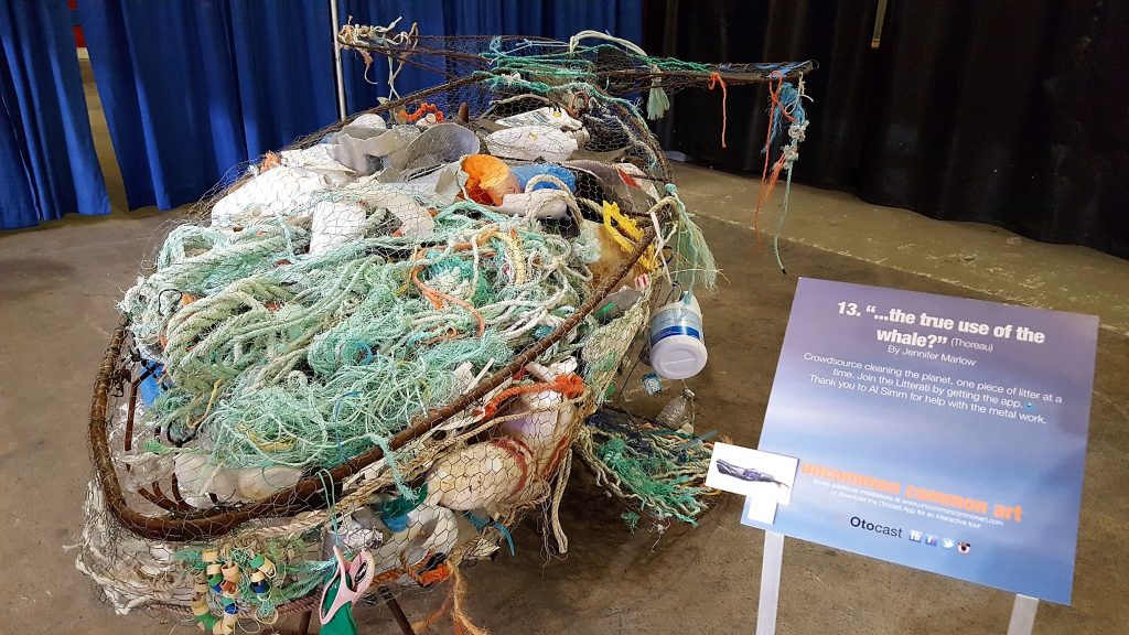 Art from marine debris