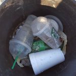 Some of the litter found during a cleanup of Mission Bay Beach