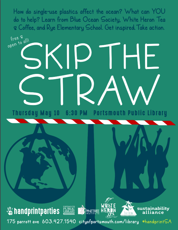 Skip the Straw Handprint Party