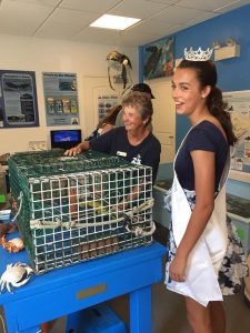 Miss Hampton Beach Visits the Blue Ocean Discovery Center