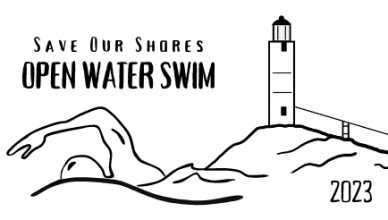 Save Our Shores swim 2023 logo