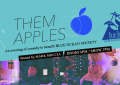 Them Apples: A Night of Comedy to Benefit Blue Ocean Society. Has the Blue Ocean Society and North Country Hard Cider logos with a blue apple icon.